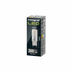 Integral LED G9 Bulb 300Lm 2.7W 2700K Dimmable 300 Beam Clear